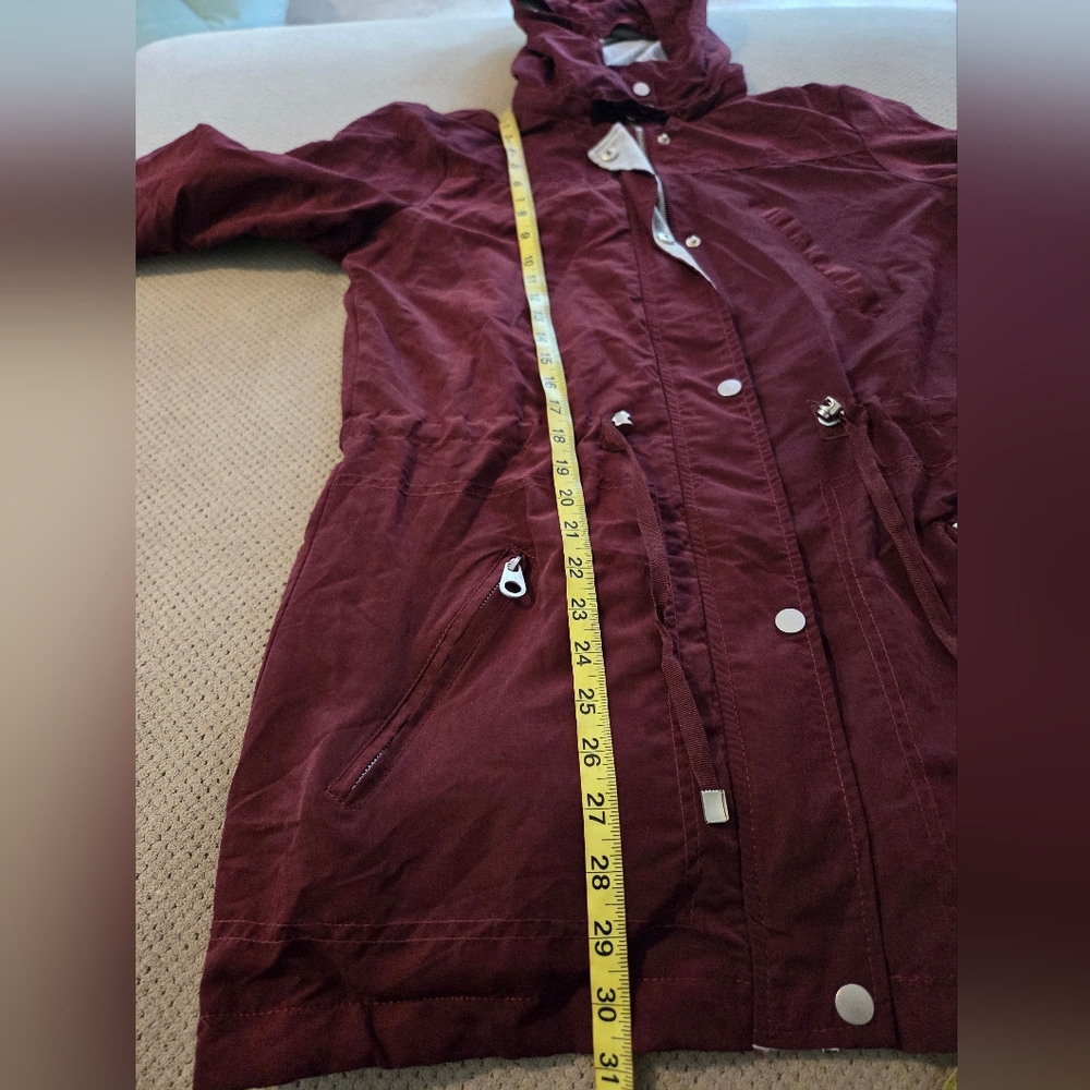 Burgundy Casual Jacket - Picture 7 of 11